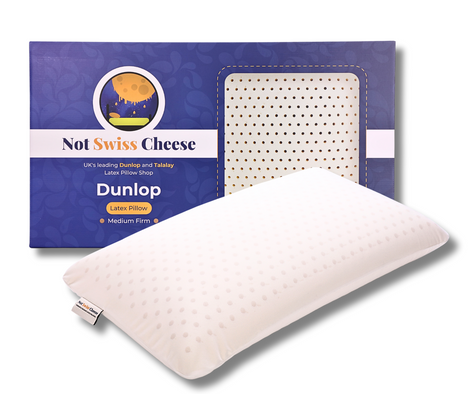 Dunlop Medium Firm Queen Size Latex Foam Pillow