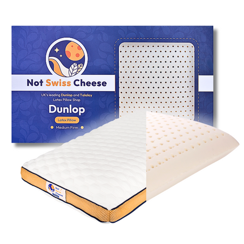 Dunlop Mittelfestes Latex-Schaum-Kissen 40x70cm Queen-Size